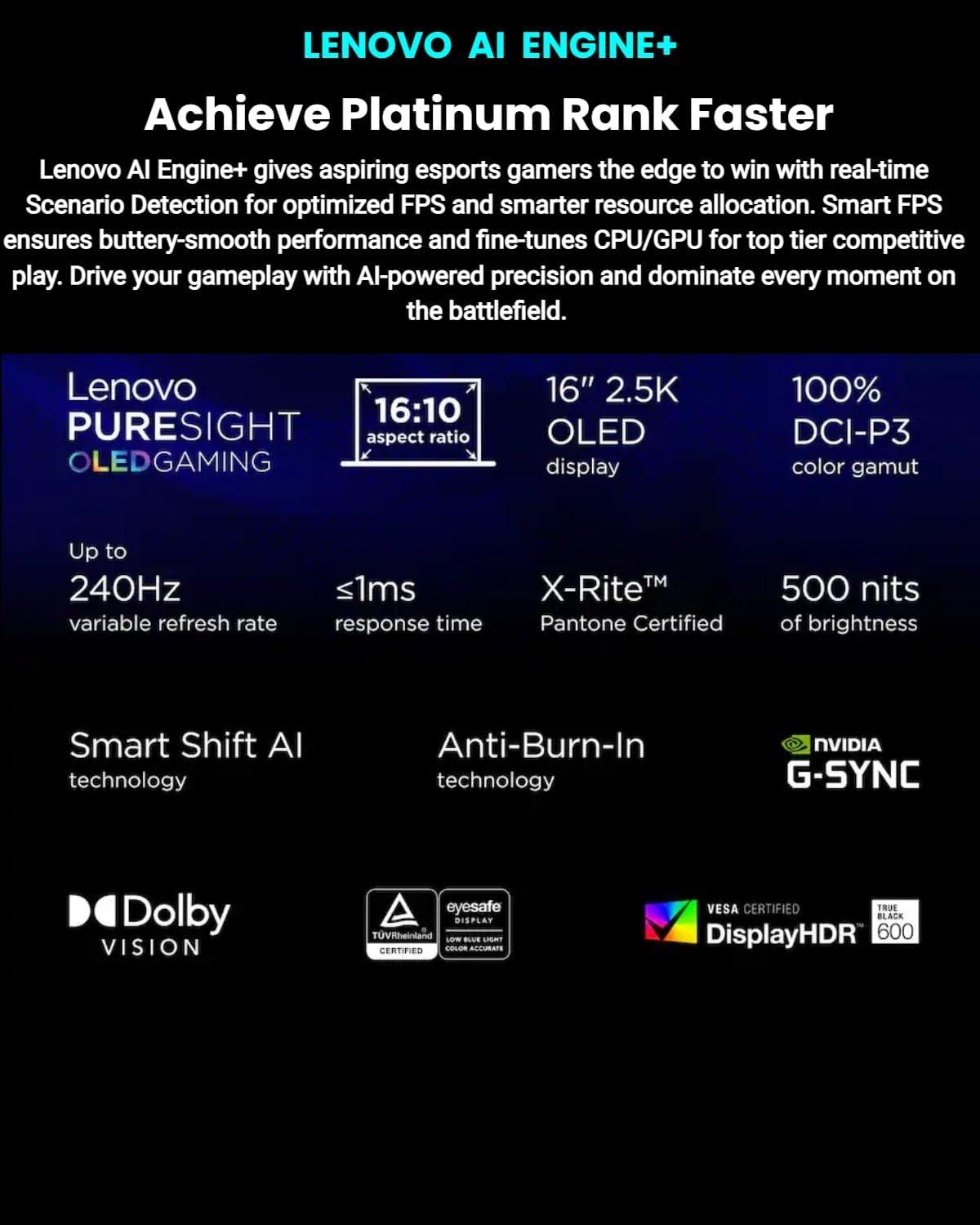 Legion Pro 7i - Rendering-Monster: Stoppt Engpässe, hohe TGP/TDP KI/3D